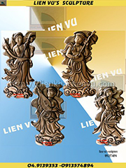 Phù điêu Tứ bình to